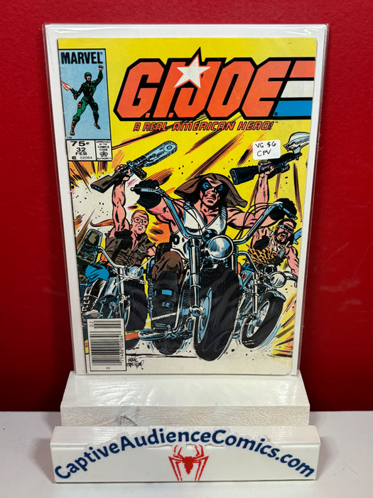 G.I. Joe: A Real American Hero #32 - CPV - VG