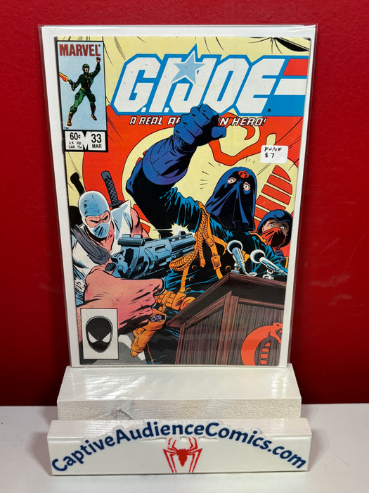 G.I. Joe: A Real American Hero #33 - FN/VF