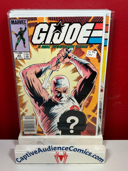 G.I. Joe: A Real American Hero #42 - CPV - VG