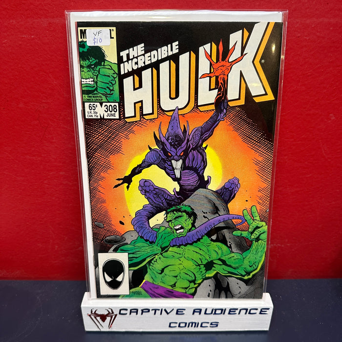 Incredible Hulk, Vol. 1, The #308 - VF