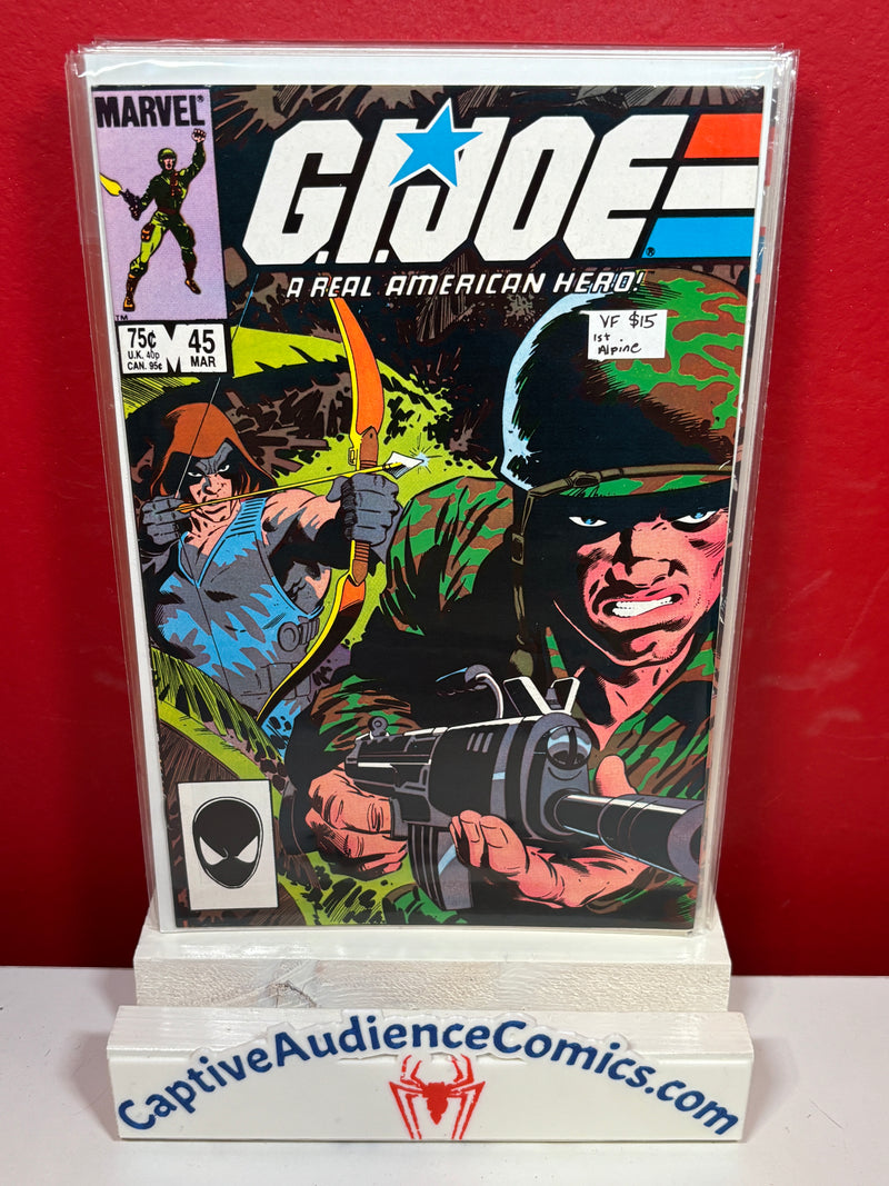 G.I. Joe: A Real American Hero #45 - 1st Alphine - VF