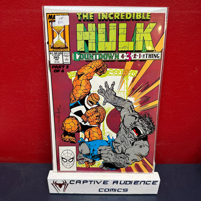 Incredible Hulk, Vol. 1, The #365 - VF