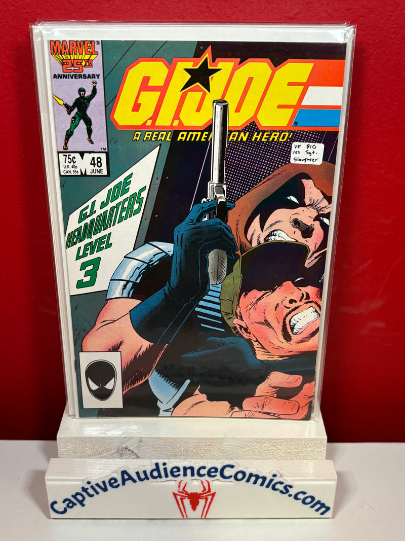 G.I. Joe: A Real American Hero #48 - 1st Sgt. Slaughter - VF