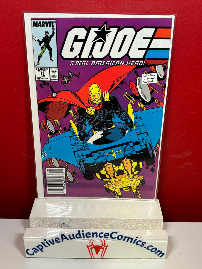 G.I. Joe: A Real American Hero #87 - Newsstand Variant - VF-