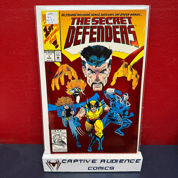 Secret Defenders #1 - Red Foil Cover - NM