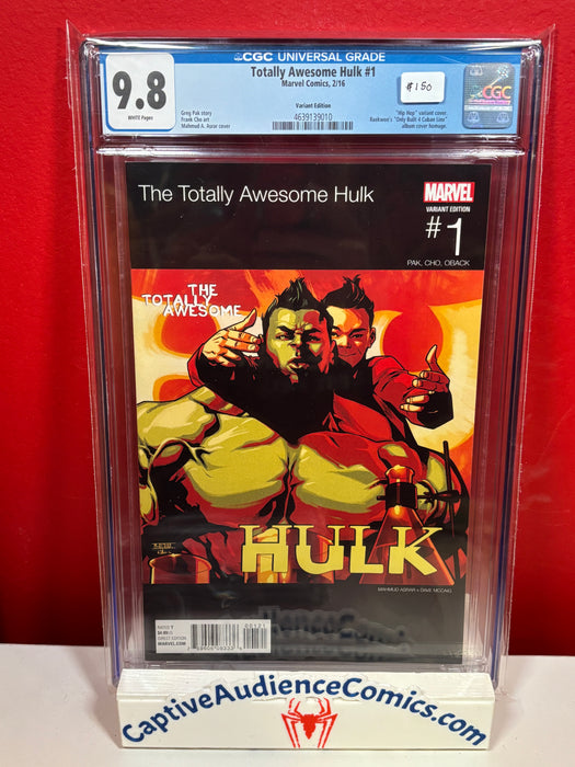 Totally Awesome Hulk #1 - Hip Hop Variant - CGC 9.8