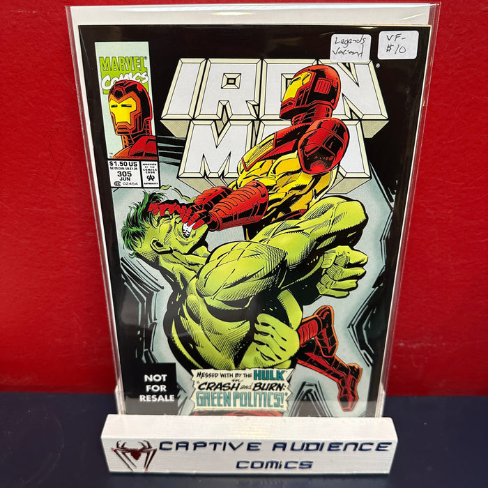Iron Man, Vol. 1 #305 - Marvel Legends Variant 1st Hulk Buster Armour - VF-