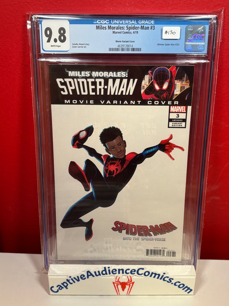 Miles Morales: Spider-Man #3 - Movie Variant - CGC 9.8