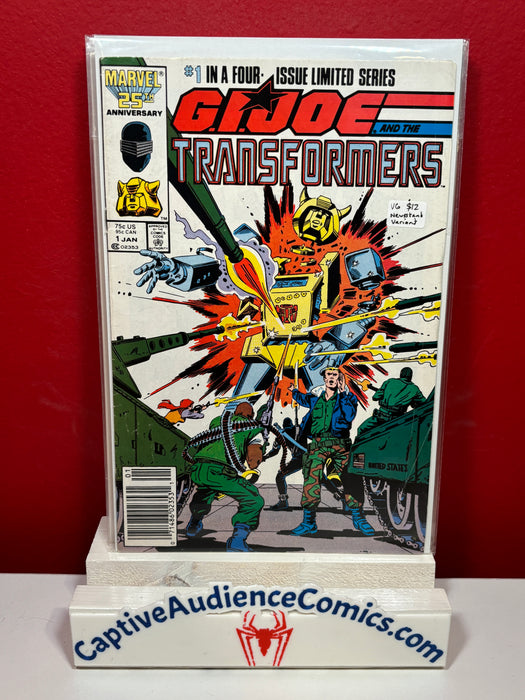 G.I. Joe and the Transformers #1 - Newsstand Variant - VG