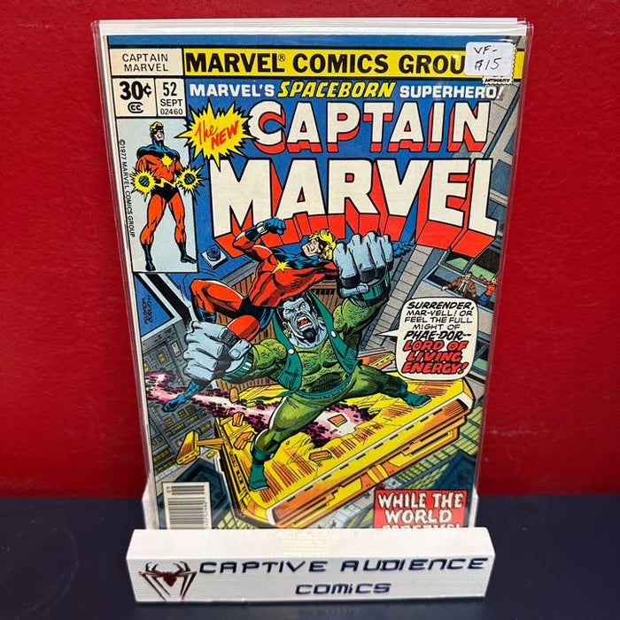 Captain Marvel, Vol. 1 #52 - VF-