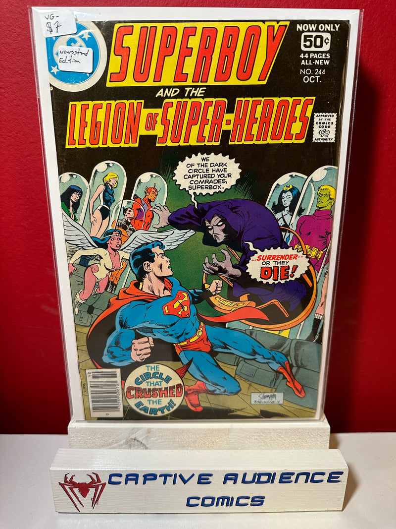 Superboy, Vol. 1 #244 - Newsstand Edition - VG-