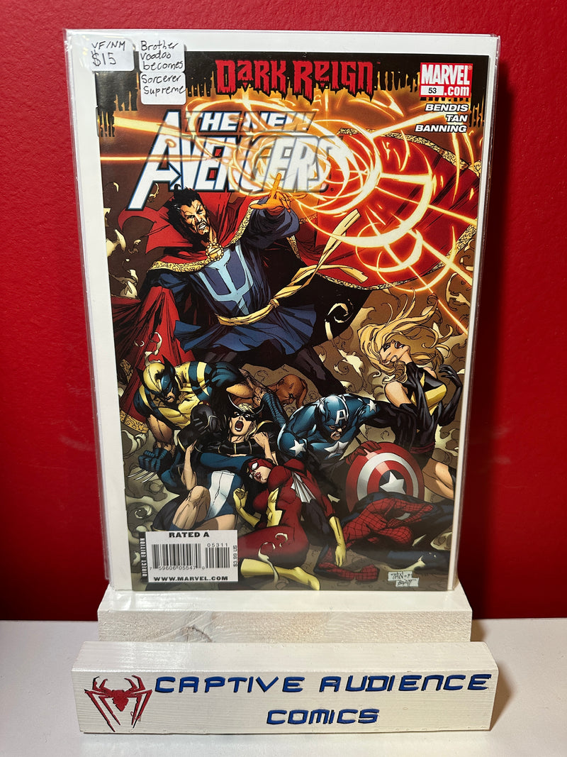 New Avengers, Vol. 1 #53 - Brother Voodoo becomes Sorcerer Supreme - VF/NM