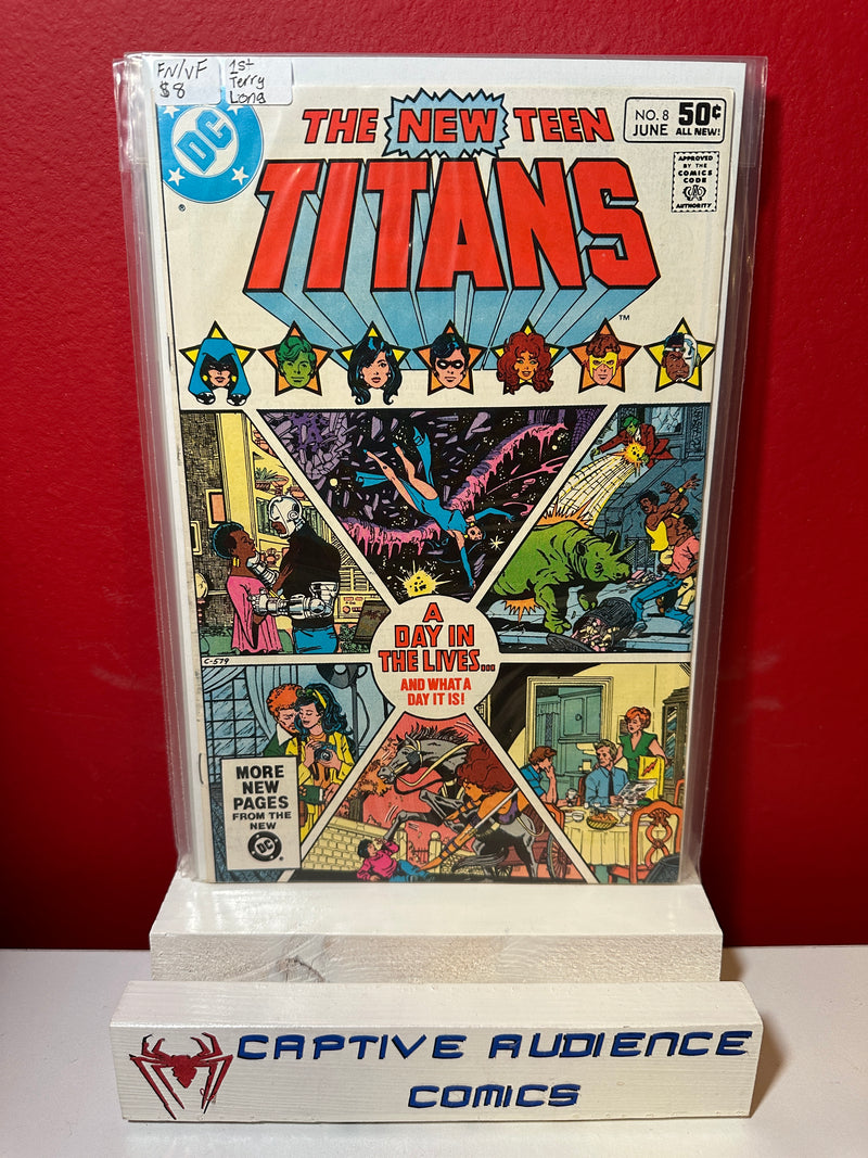 New Teen Titans, The Vol. 1 #8 - 1st Terry Lona - FN/VF