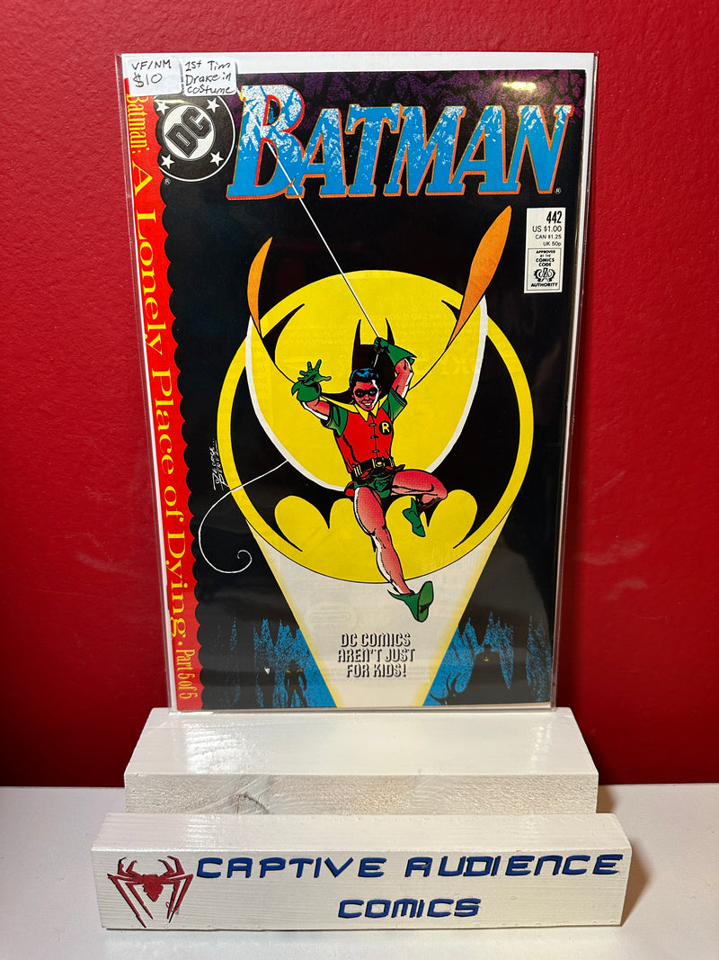 Batman, Vol. 1 #442 - 1st Tim Drake in Costume - VF/NM