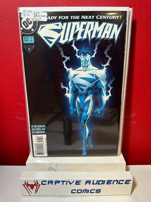 Superman, Vol. 2 #123 - 1st Blue Electric Suit - VF/NM