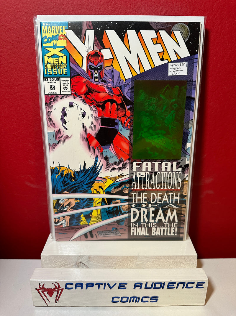 X-Men, Vol. 1 #25 - Hologram Wraparound Cover - VF/NM