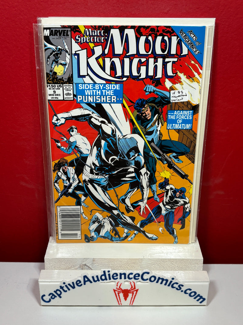 Marc Spector: Moon Knight #9 - Newsstand Variant - VF