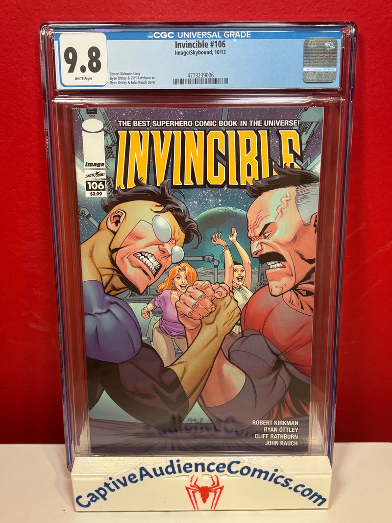 Invincible #106 - 1st Thresha & Volcanikka - CGC 9.8