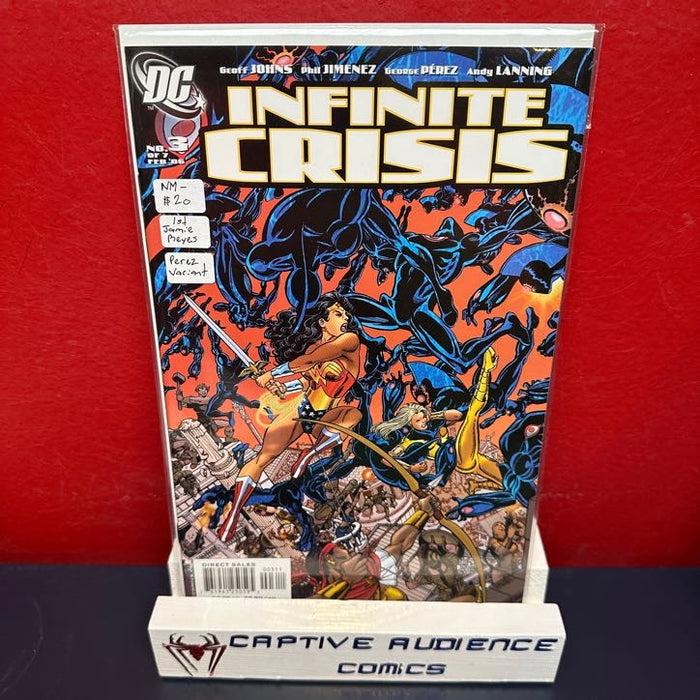 Infinite Crisis #3 - George Perez Variant 1st Jamie Reyes - NM-