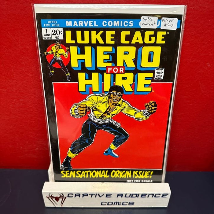 Hero For Hire #1 - Marvel Legends Variant 1st Luke Cage - FN/VF