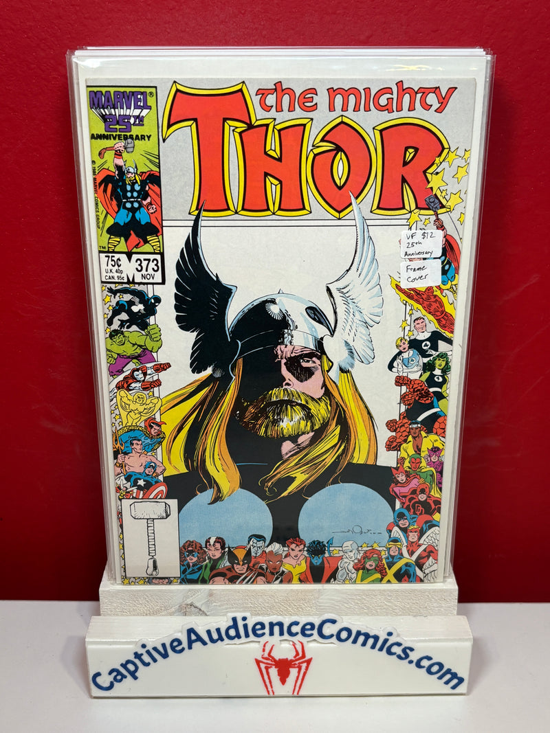 Thor, Vol. 1 #373 - 25th Anniversary - Frame Cover - VF