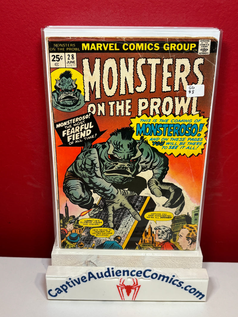Monsters on the Prowl #28 - GD
