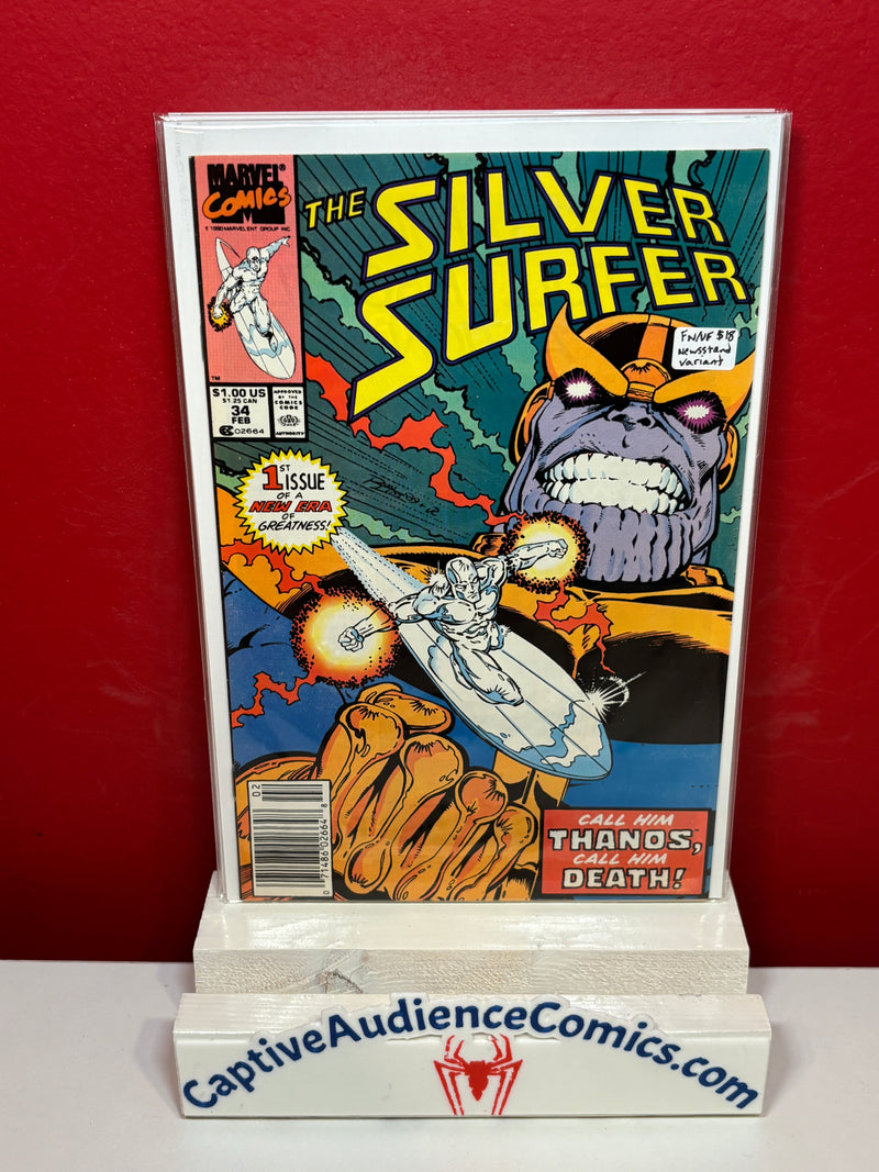 Silver Surfer, Vol. 3 #34 - Newsstand Variant - FN/VF