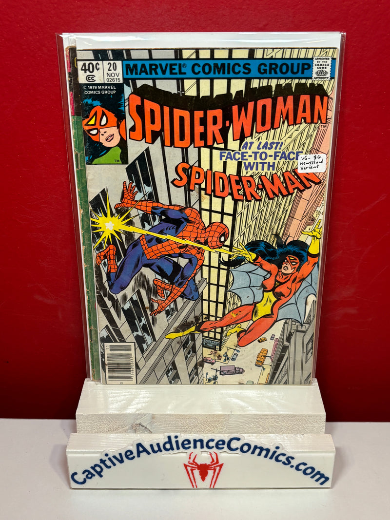 Spider-Woman, Vol. 1 #20 - Newsstand Variant - VG-