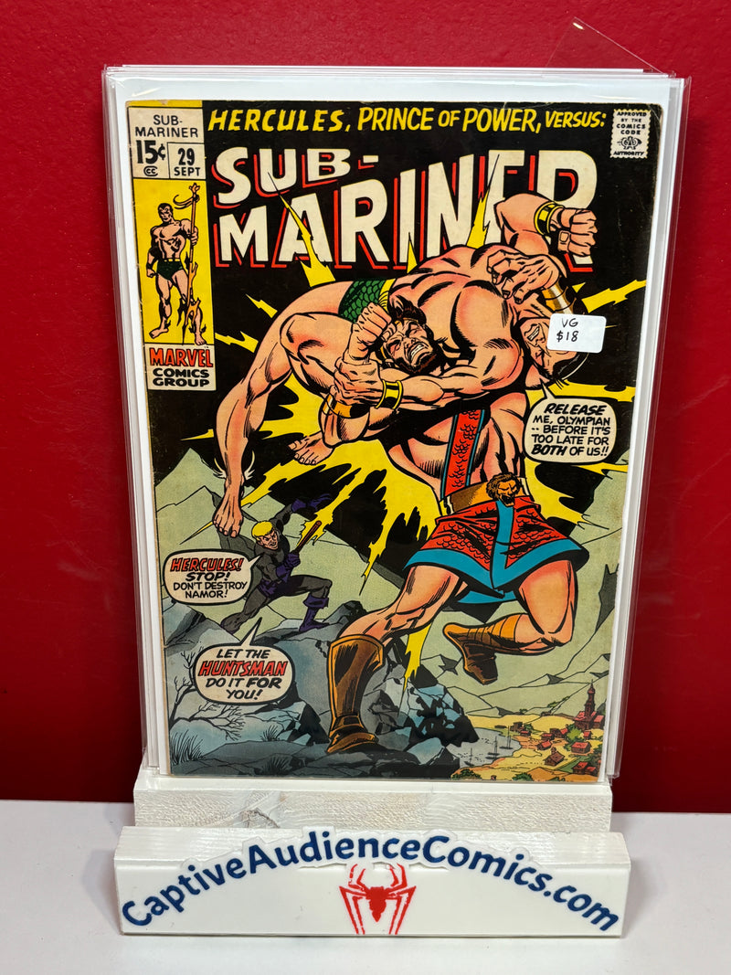 Sub-Mariner, Vol. 1 #29 - VG