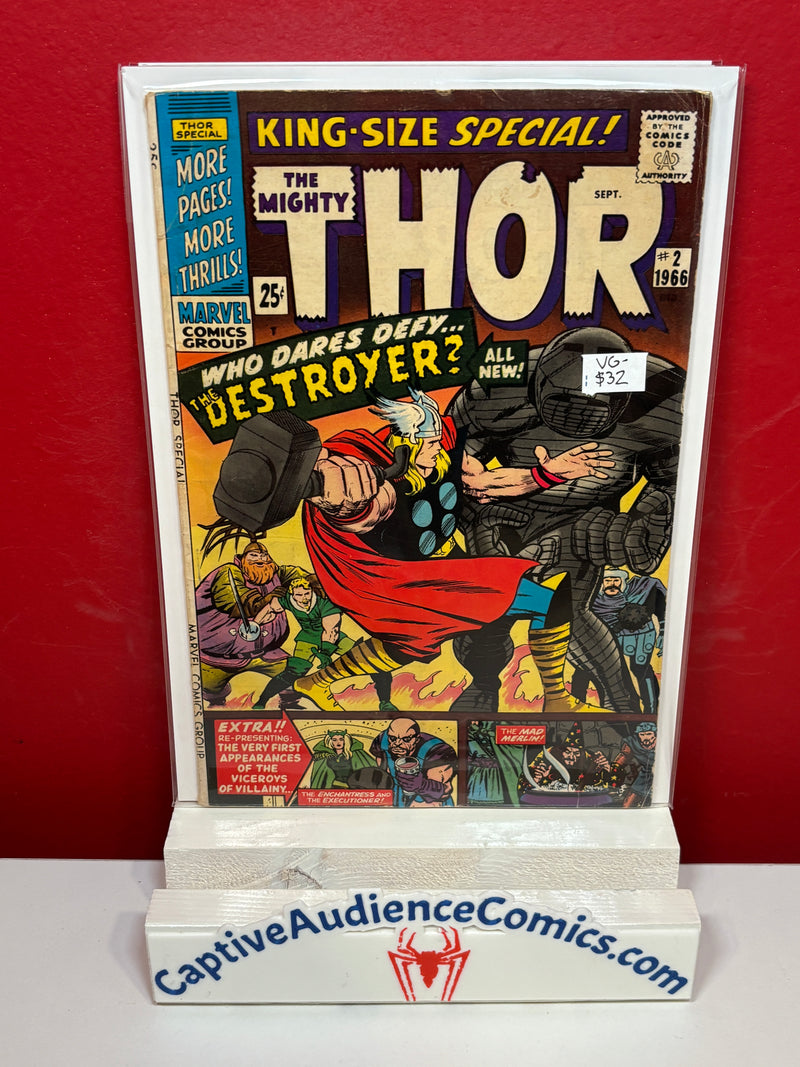 Thor, Vol. 1 Annual #2 - VG-