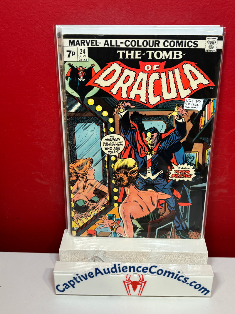 Tomb of Dracula, Vol. 1 #24 - UK Price Variant - VG+