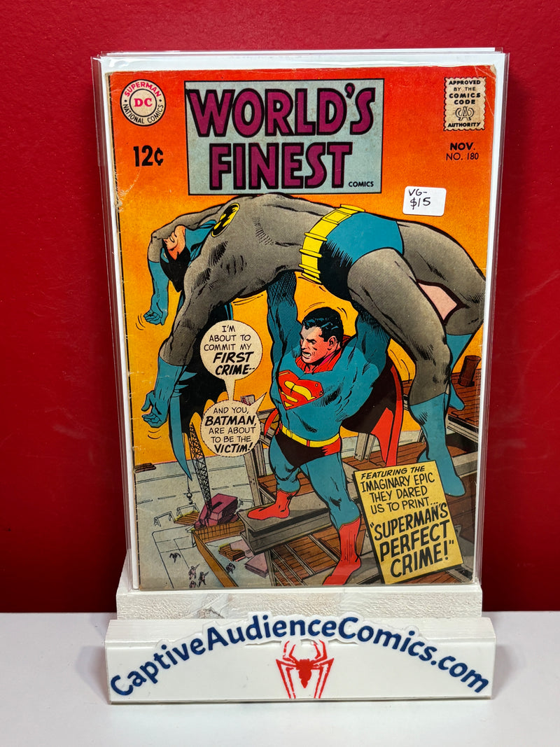 World's Finest Comics #180 - VG-