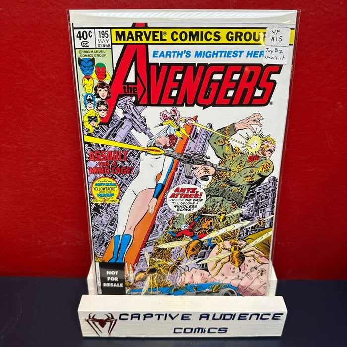 Avengers, Vol. 1 #195 - 1st Cameo Taskmaster - VF