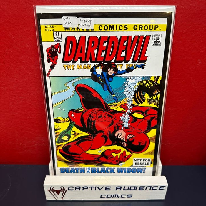 Daredevil, Vol. 1 #81 - Marvel Legends Variant Black Widow joins Title - VF-