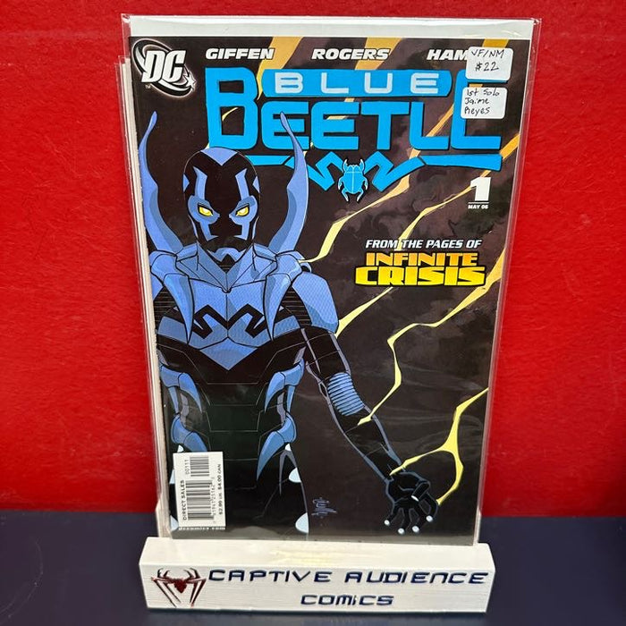 Blue Beetle, Vol. 8 #1 - 1st Solo Series Jamie Reyes Blue Beetle - VF/NM