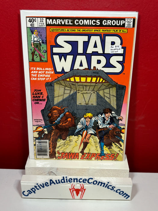 Star Wars, Vol. 1 #32 - Newsstand Variant - FN
