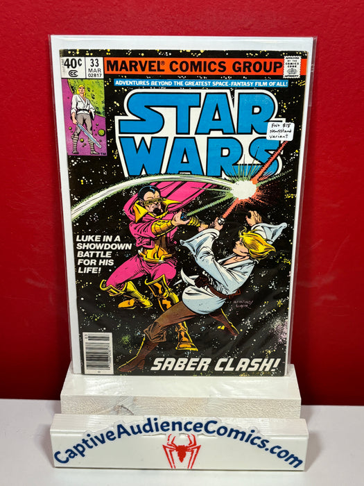 Star Wars, Vol. 1 #33 - Newsstand Variant - FN+