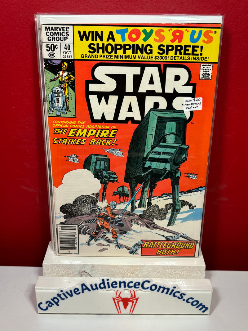 Star Wars, Vol. 1 #40 - Newsstand Variant - FN+