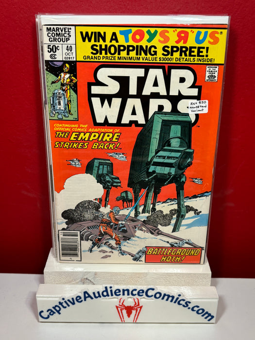 Star Wars, Vol. 1 #40 - Newsstand Variant - FN+