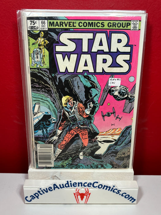 Star Wars, Vol. 1 #66 - CPV - VG/FN