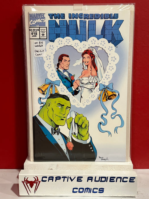 Incredible Hulk, The Vol. 1 #418 - Gatefold Die-Cut Cover - NM