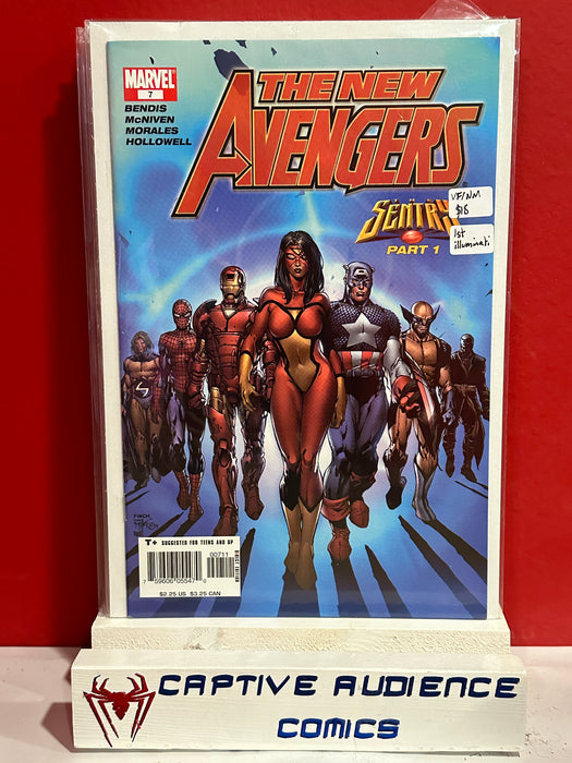 New Avengers, Vol. 1 #7 - 1st Illuminati - VF/NM