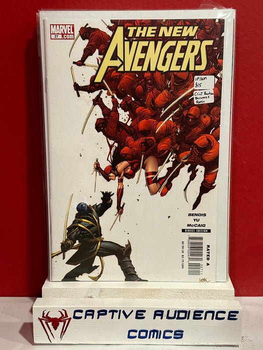 New Avengers, Vol. 1 #27 - Clint Barton Becomes Ronin - VF/NM