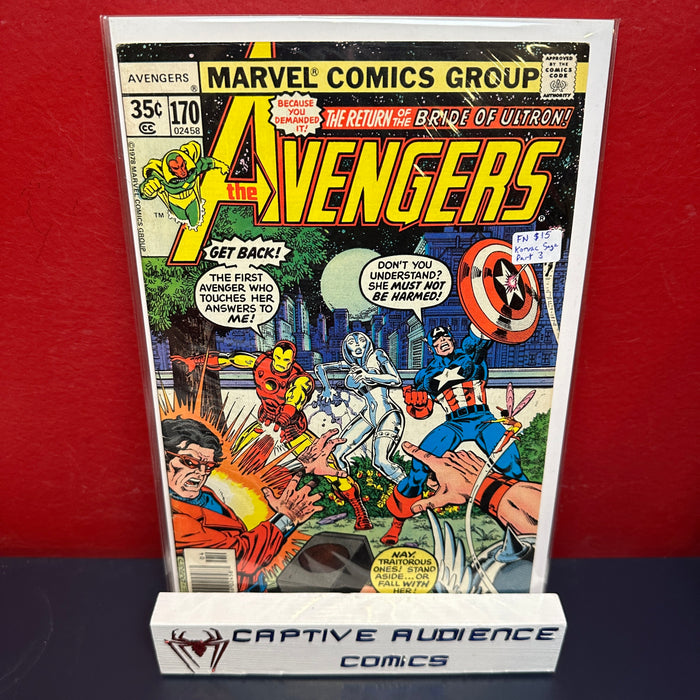 Avengers, The Vol. 1 #170 - Korvac Saga Part 3 - FN