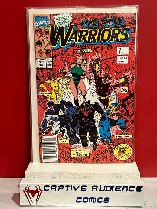 New Warriors, The Vol. 1 #1 - Newsstand Variant - VF