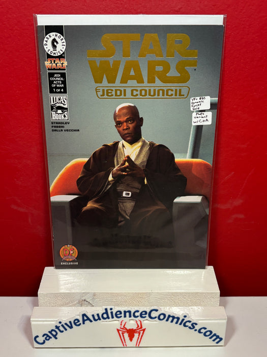 Star Wars: Jedi Council - Acts of War #1 - Dynamic Forces Gold Photo Variant w/ COA - VF+
