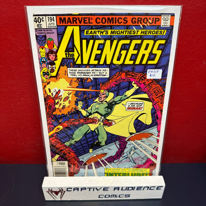 Avengers, The Vol. 1 #194 - FN/VF