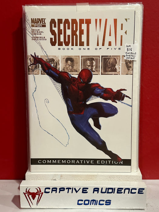 Secret War #1 - 2nd Print Gold Foil Variant - NM