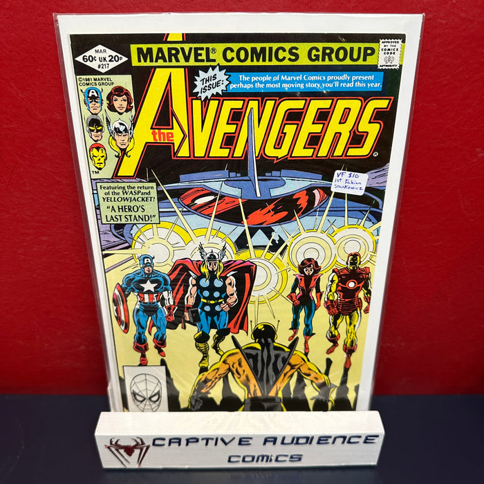 Avengers, The Vol. 1 #217 - 1st Fabian Stankowicz - VF