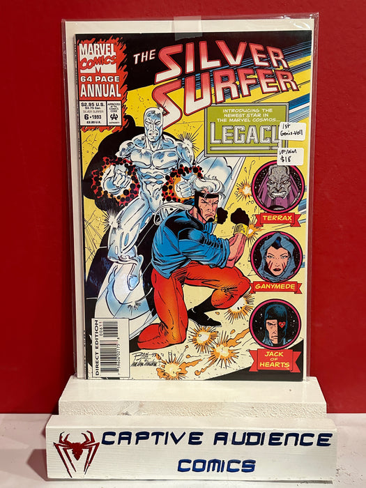 Silver Surfer Annual #6 - 1st Genis-Vell - VF/NM